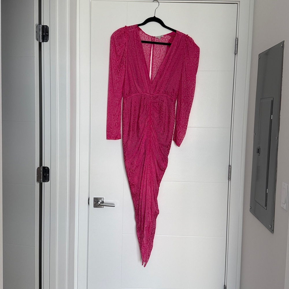 Ronny Kobo Collection Vibrant Pink Dress. Worn once.